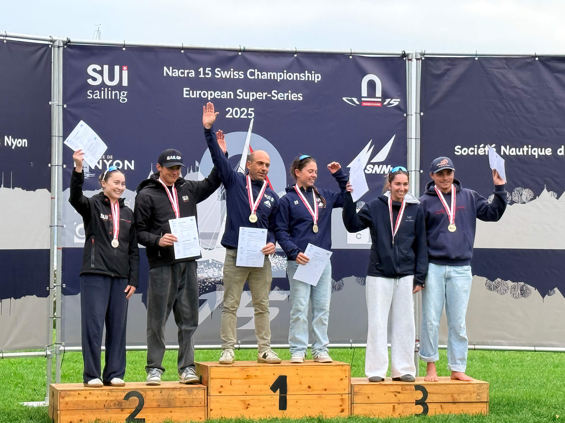 Podium Championnat suisse